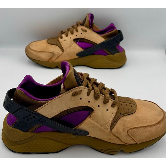 Nike Air Huarache LE \'Praline\' Brown/Purple DH8143-201 Men\'s Sz 11 # 306 main image 5